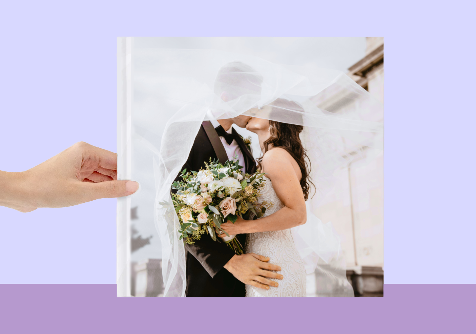 Different sizes of photobooks from mini to large format